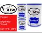 Preview: Peugeot, Bright Red Tricoat, LQV / F3 / M5F3: 500ml Lackdose + 500ml Klarlack + 250ml Härter - Set, von ATW Autoteile West.
